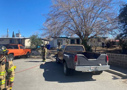 Fire Damages Home on Bellamah Circle in Las Cruces