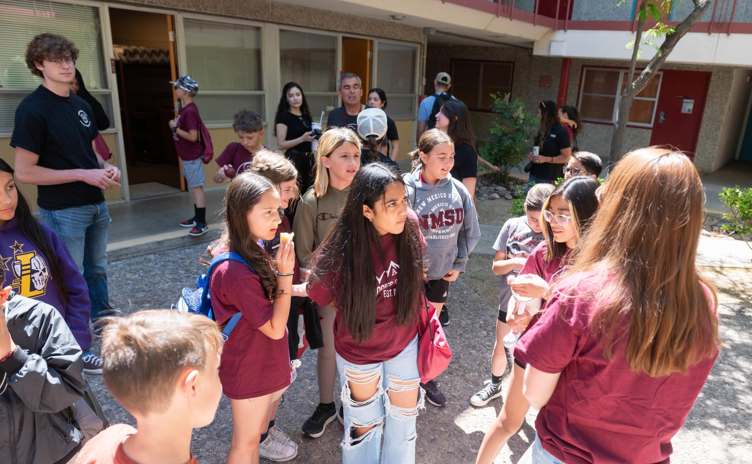 Local school children get a glimpse into the lives of NMSU students