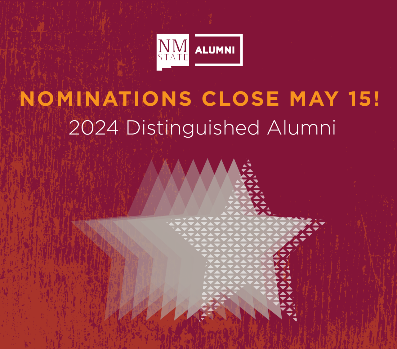 Don’t miss out on the opportunity to nominate a Distinguished Alum!