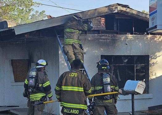 Fire Damages Vacant Home on Madrid Avenue in Las Cruces