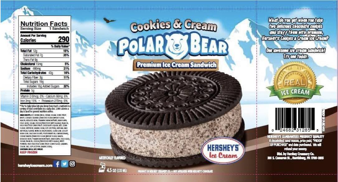 Polar Bear Ice Cream Sandwich