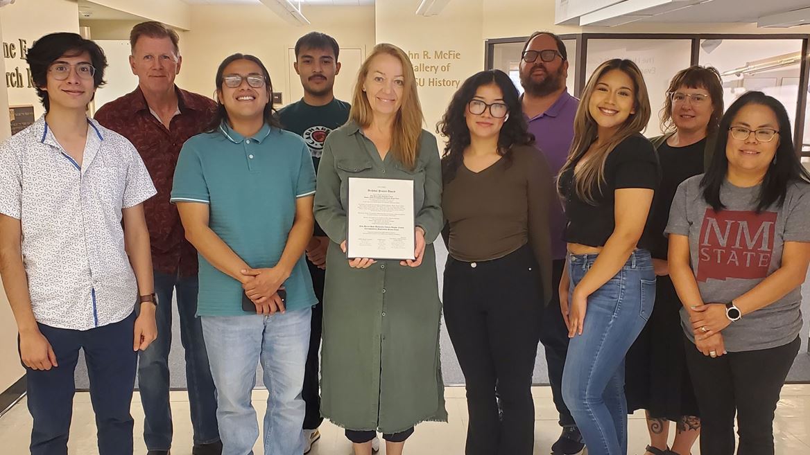 NMSU Library’s ‘NEH’ team earns award for Amador Family digitization project