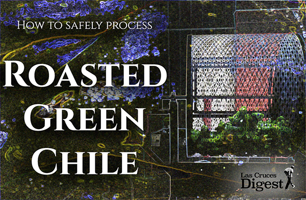 How to safely process and store DELICIOUS Roasted Green Chile