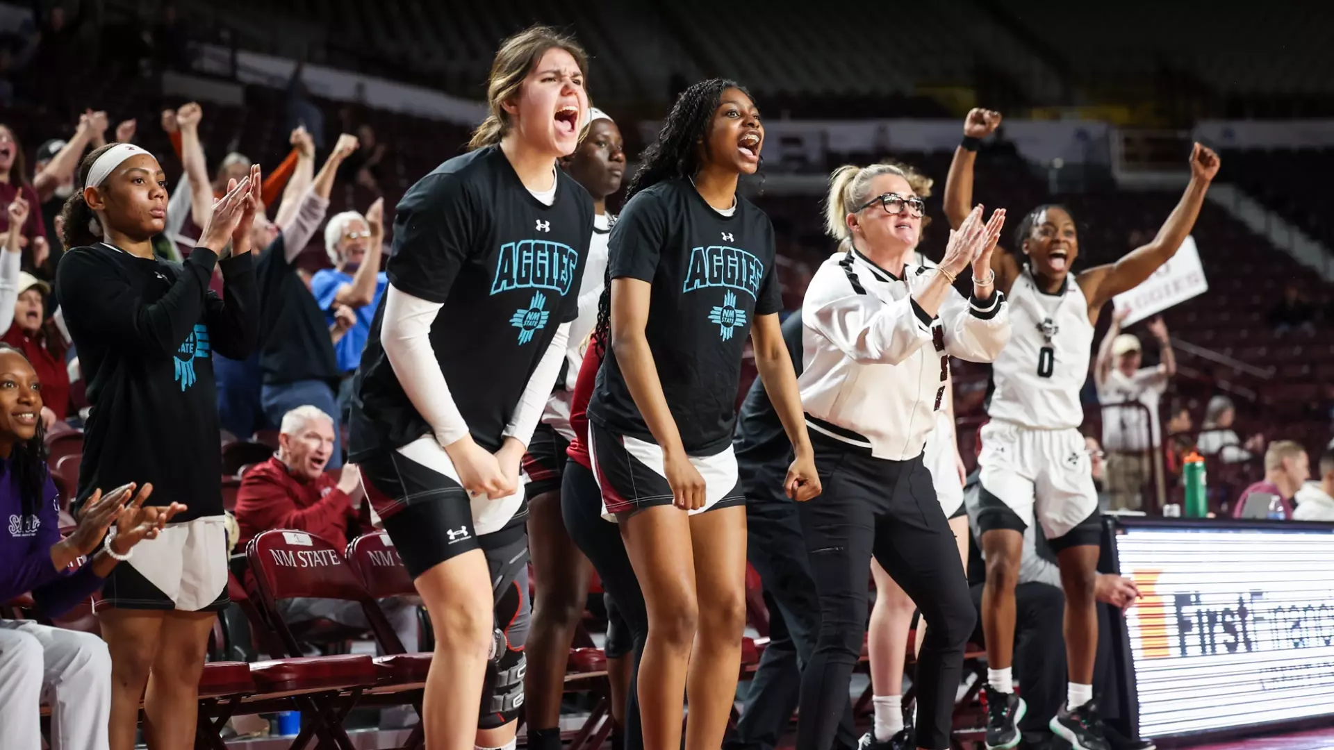 NMSU Women's Basketball (Photo by Matthew Knope)