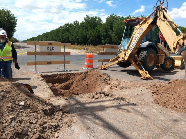 Snow Road closed to repair culvert