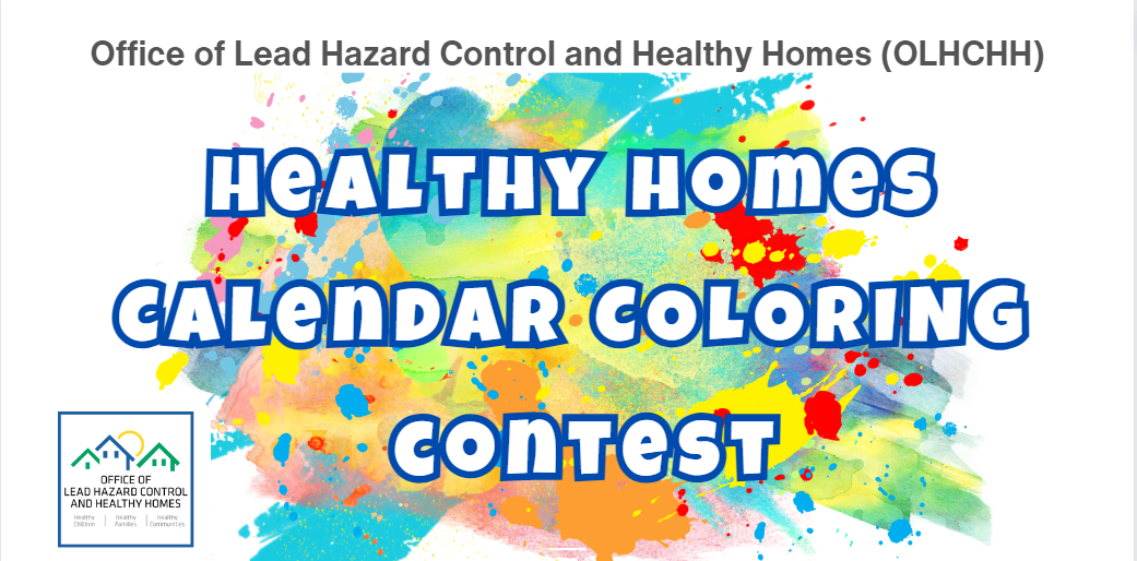 Calling Young Artists! – Healthy Homes Calendar Coloring Contest