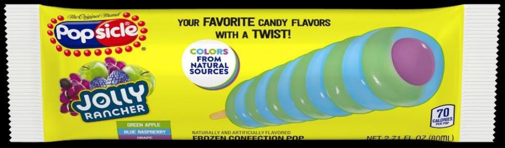 Unilever U.S. Issues Allergy Alert on Undeclared Milk in Popsicle Jolly Rancher Single Serve Frozen Confection Pops