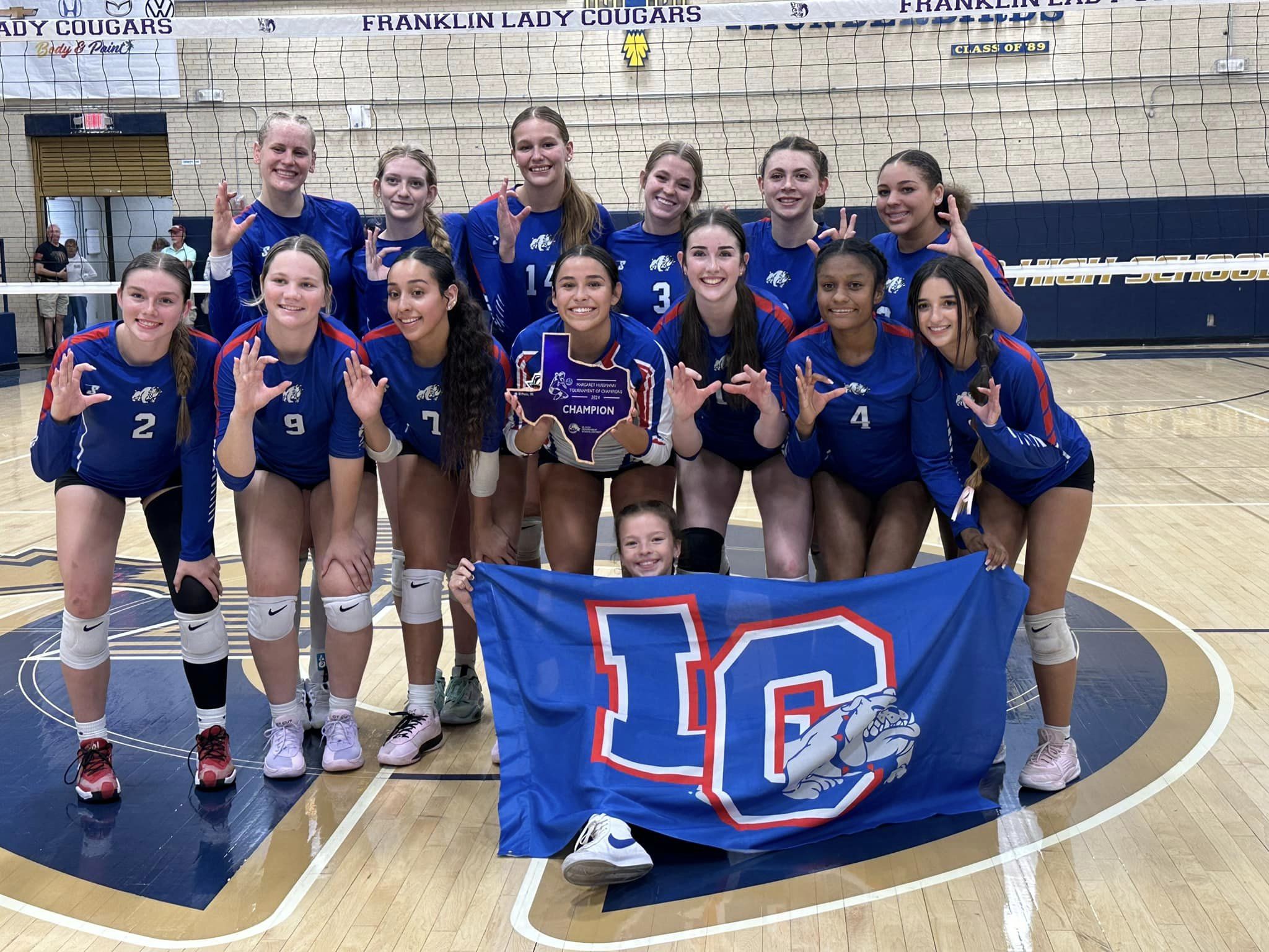 Bulldawg Volleyball Starts 2024 Season with a Trophy