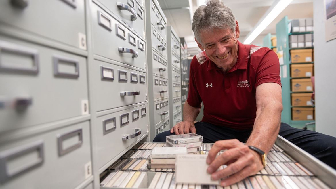 NMSU’s Jack Nixon reflects on career, donates tapes to NMSU Library