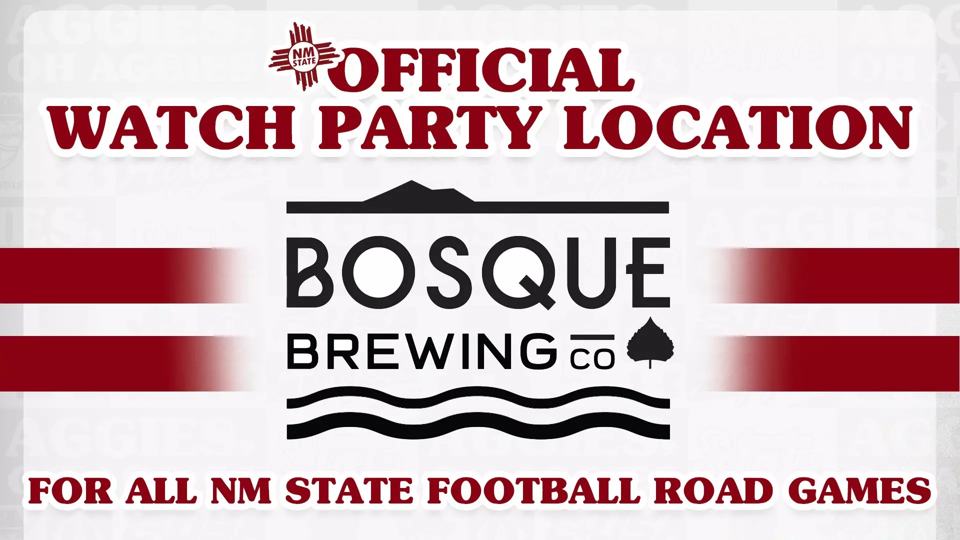 Bosque Brewing Co. Named Official Watch Party Location for NM State Football Games