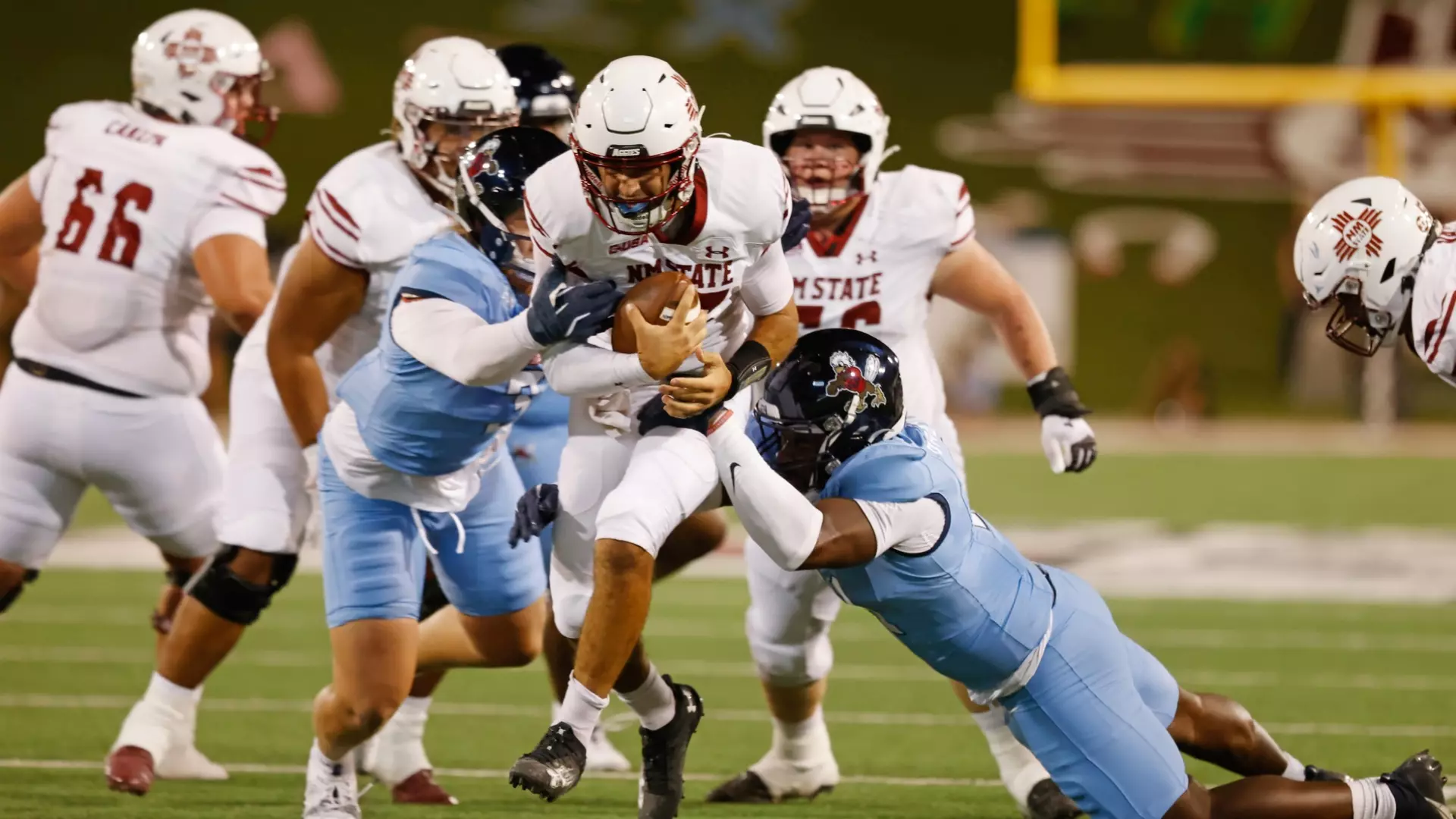 Hot Start Not Enough to Quench Flames as Aggies Fall 30-24