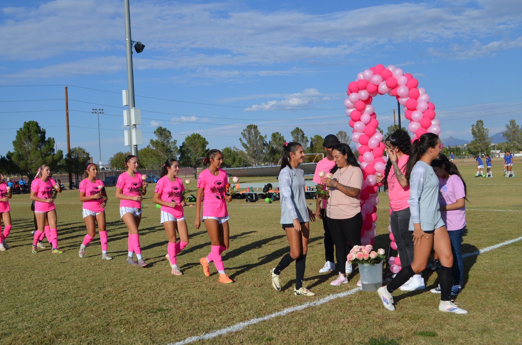 October is National Breast Cancer Awareness Month–Local High School Athletes Demonstrate Awareness