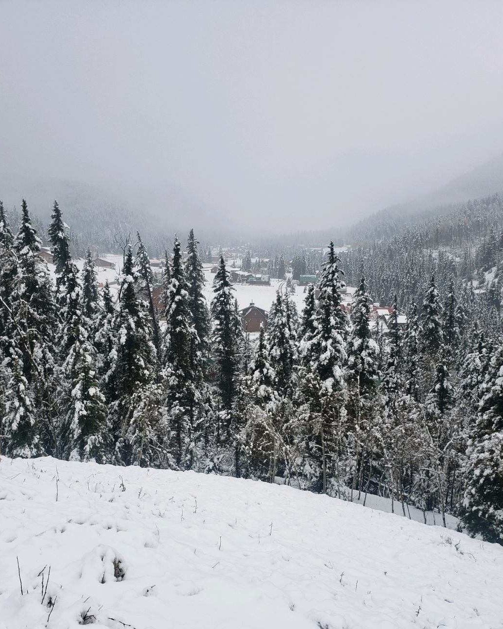 New Mexico Department of Tranportation Shares Photos of the First Snow of the Season