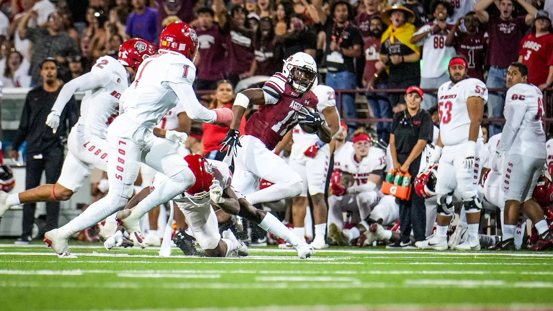 NM State Opens Midweek League Play at Jacksonville State