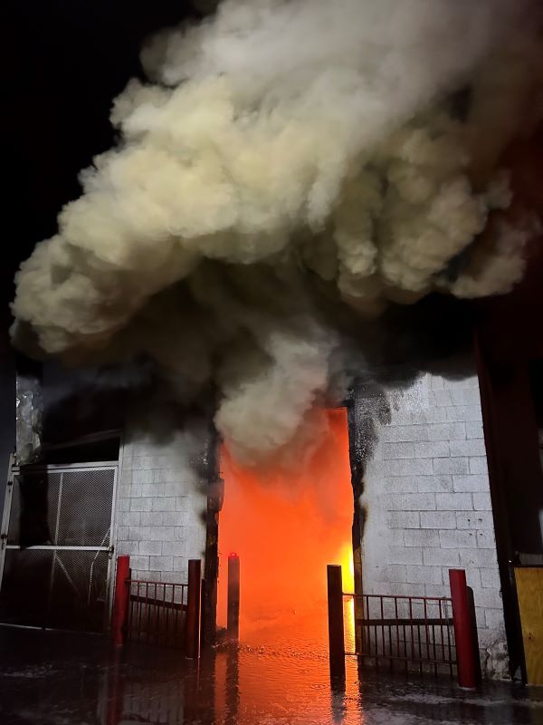 County Fire Rescue engaged in a large active fire at Stahmann Farms [Updated]