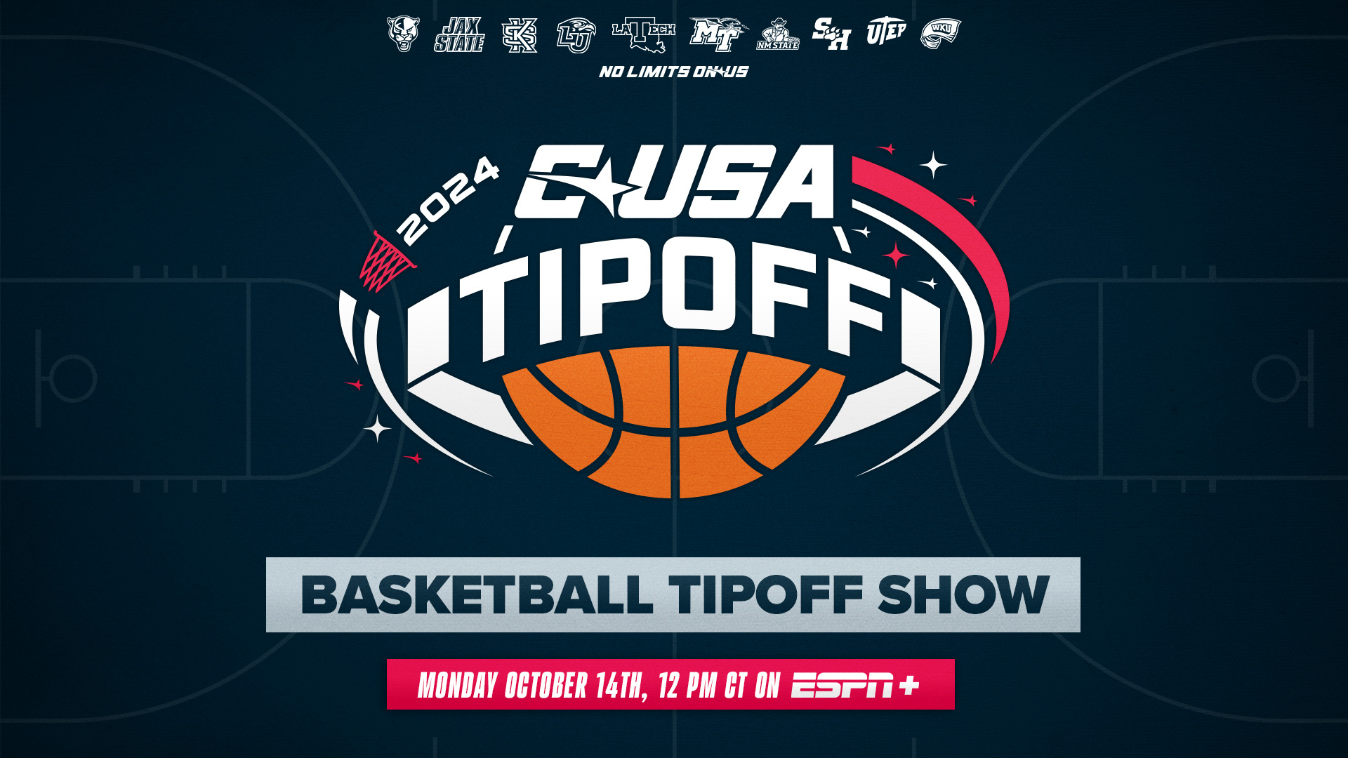 Watch the Conference USA “Basketball Tipoff Show” Monday, October 14 on ESPN+