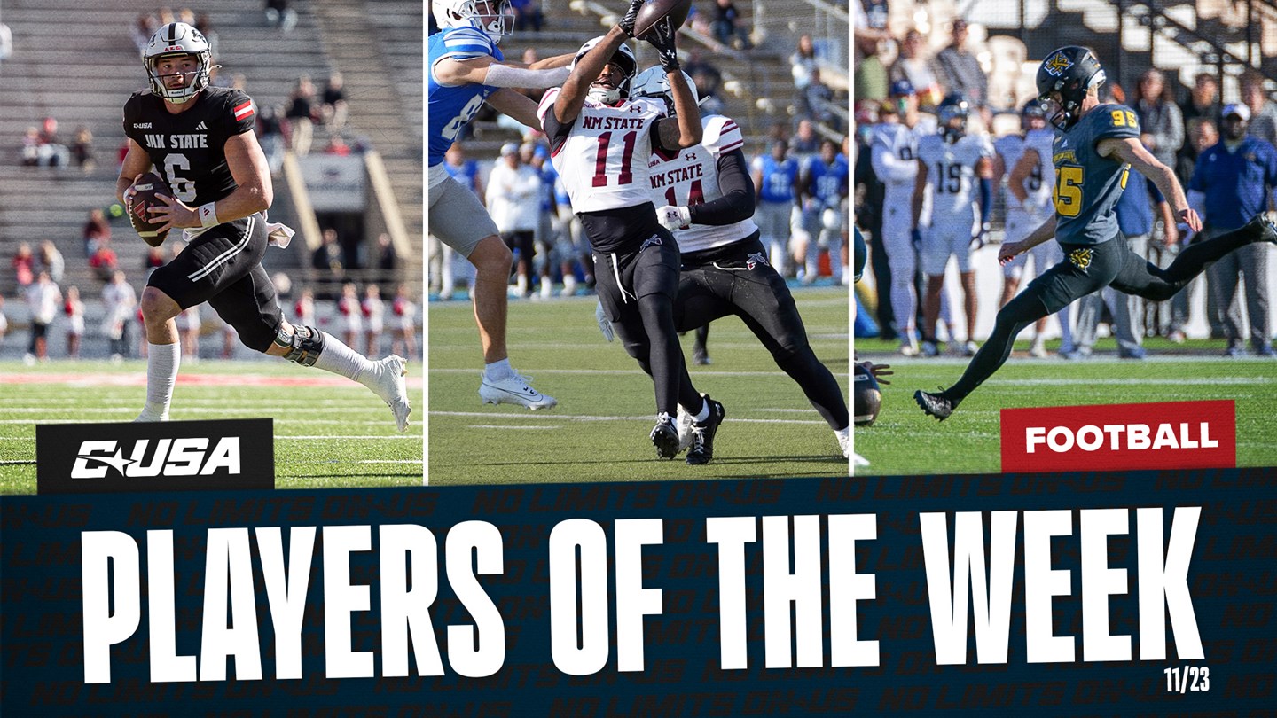 Three is a Magic Number: NMSU Safety Garners Conference USA “Player of the Week” Honors–the 3rd Aggie Defensive Player to do so this Season