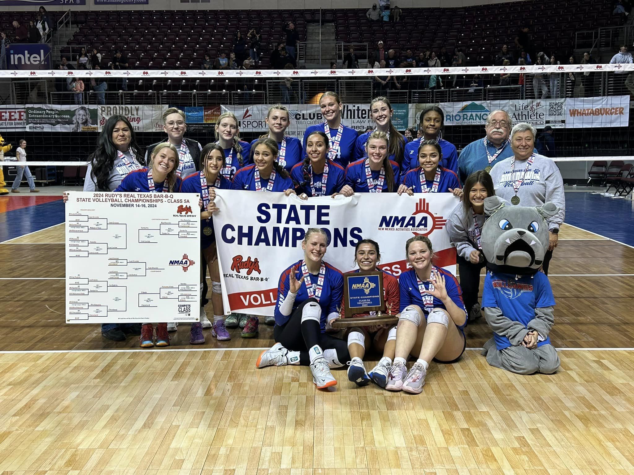 Oh, the Joy! Bulldawgs Repeat as State Volleyball Champions