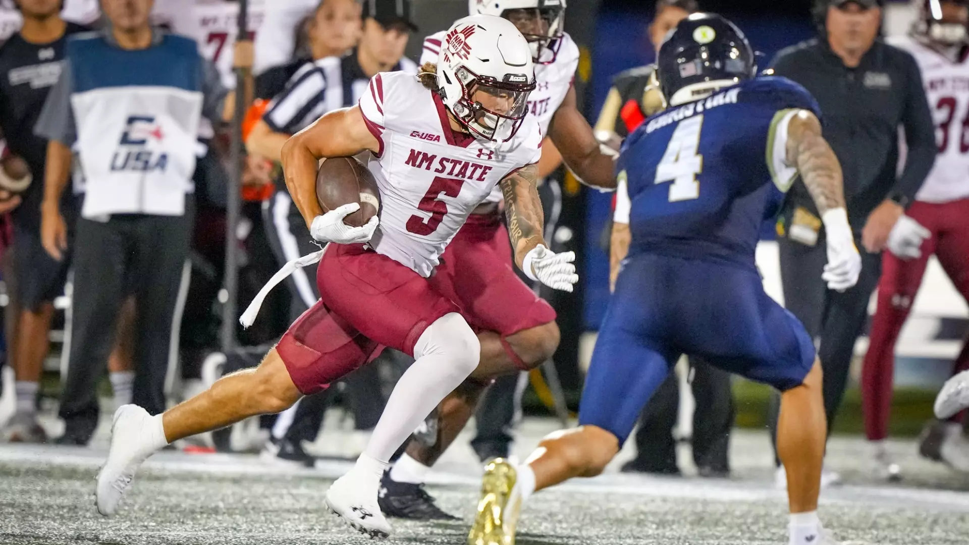 NM State Welcomes Western Kentucky for Homecoming Tilt