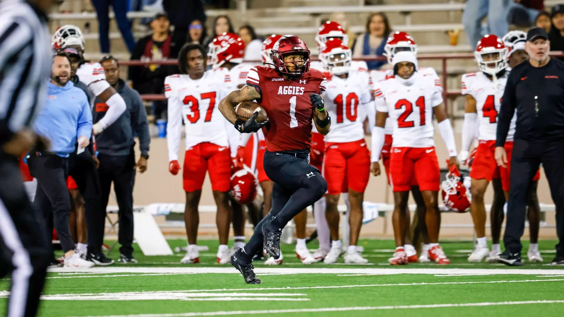 NM State Returns to Road for Battle Against No. 15 Texas A&M