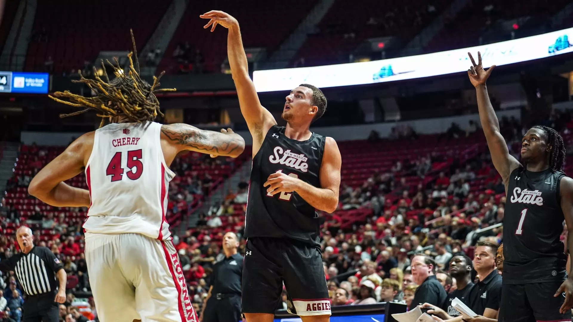 Rebels Edge Aggies in Tight Contest