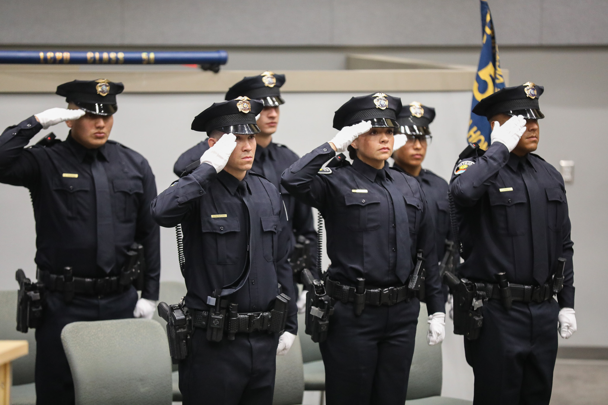 Las Cruces Police Department Graduates Six Cadets from Academy