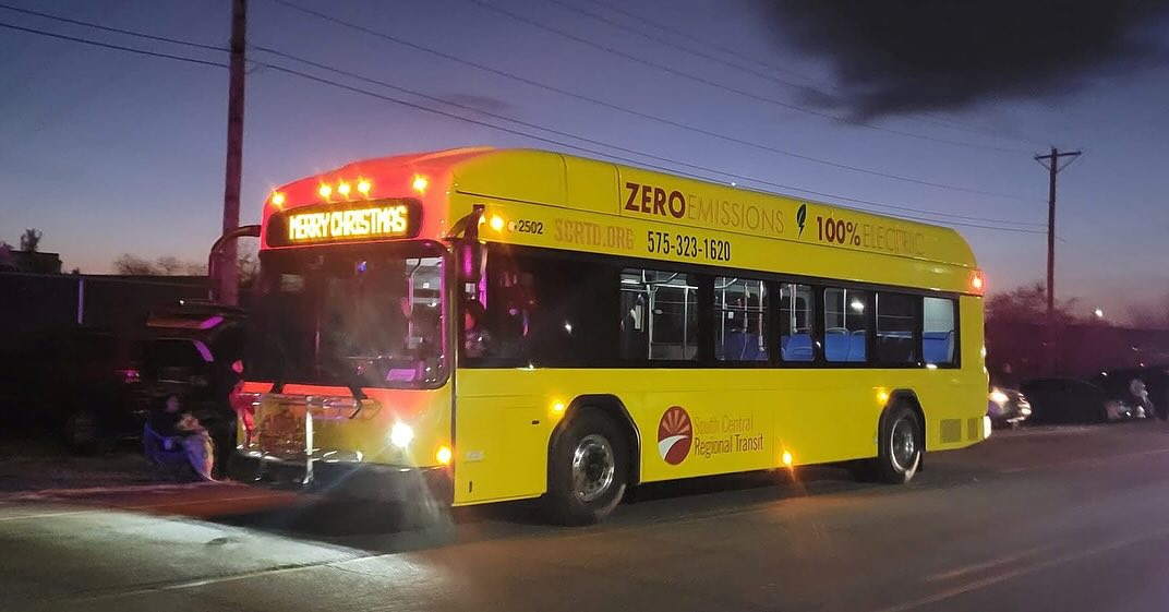 South Central Regional Transit District Showcases New Battery-Electric Buses at Annual Sunland Park Parade