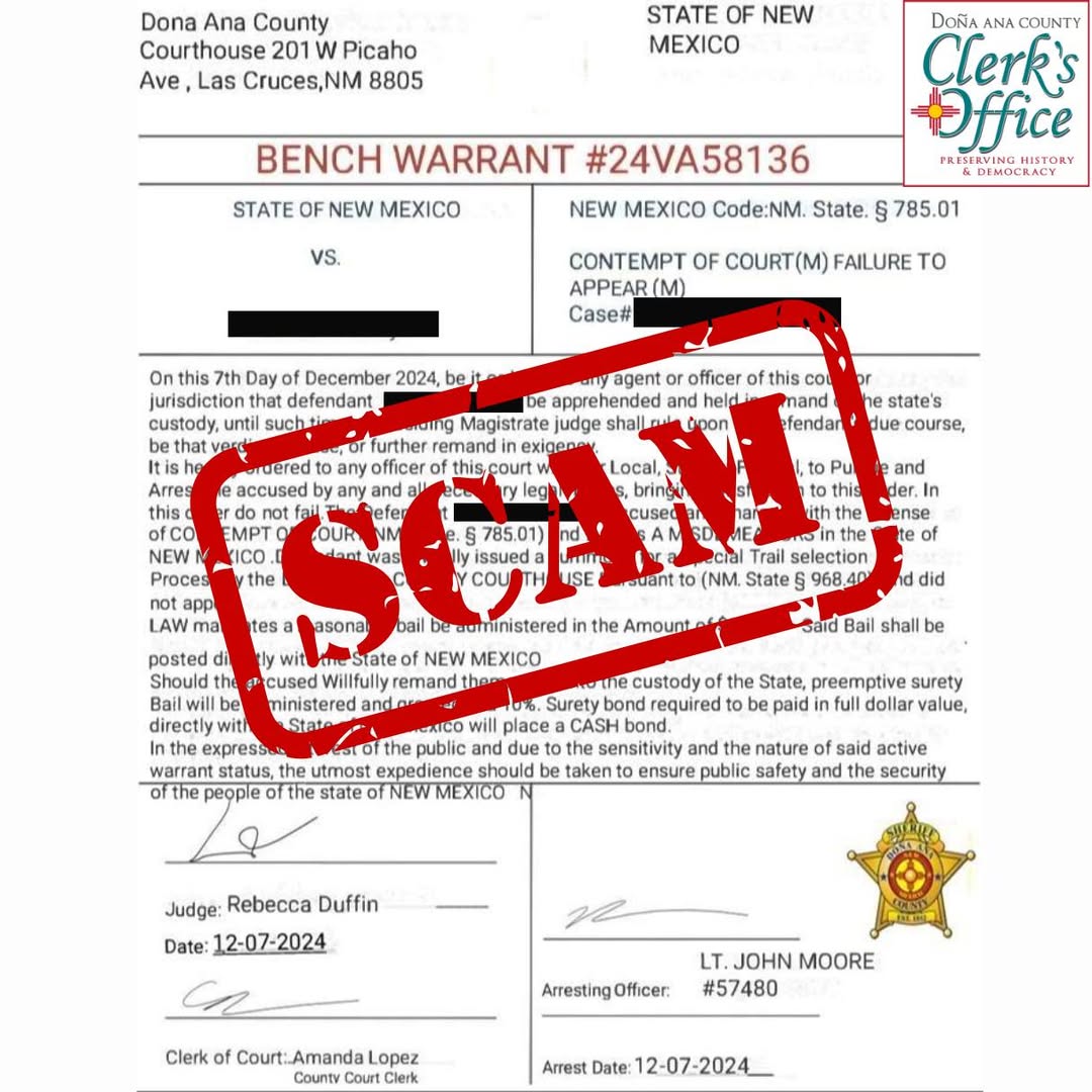 Beware of Arrest Warrant Scams [Short Post]