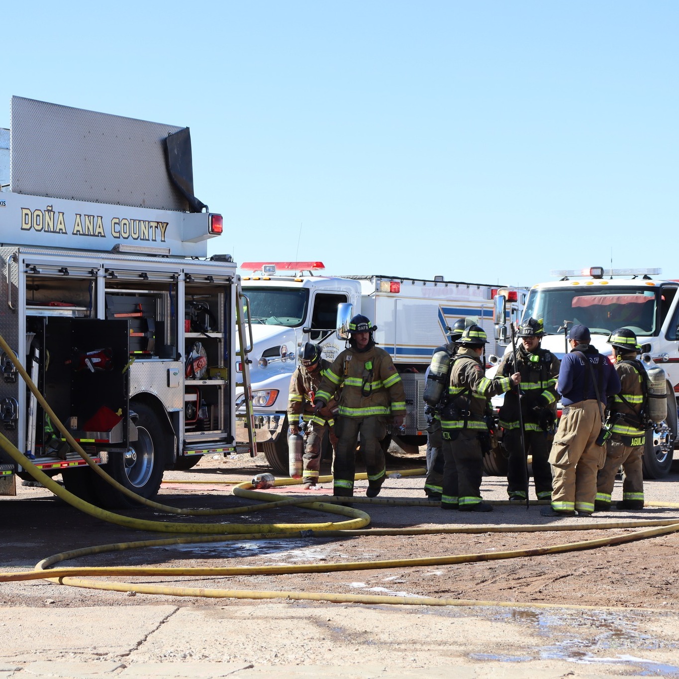 County and City Fire Crews Quickly Contain Residential Fire