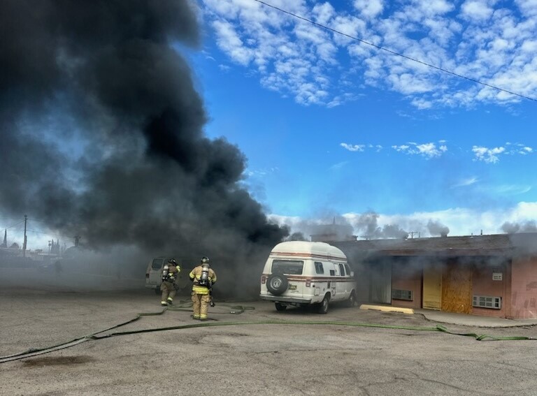 Occupants from Four Units Displaced in Las Cruces Motel Fire