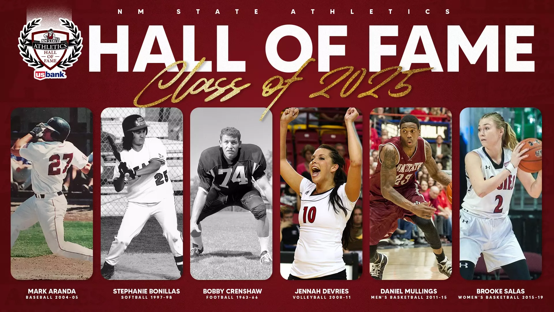 A Valentine’s Day Ceremony for New Aggie Athletics Hall of Famers