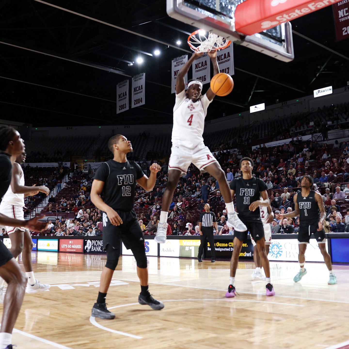 Aggies Dominate FIU to Snap Three-Game Skid