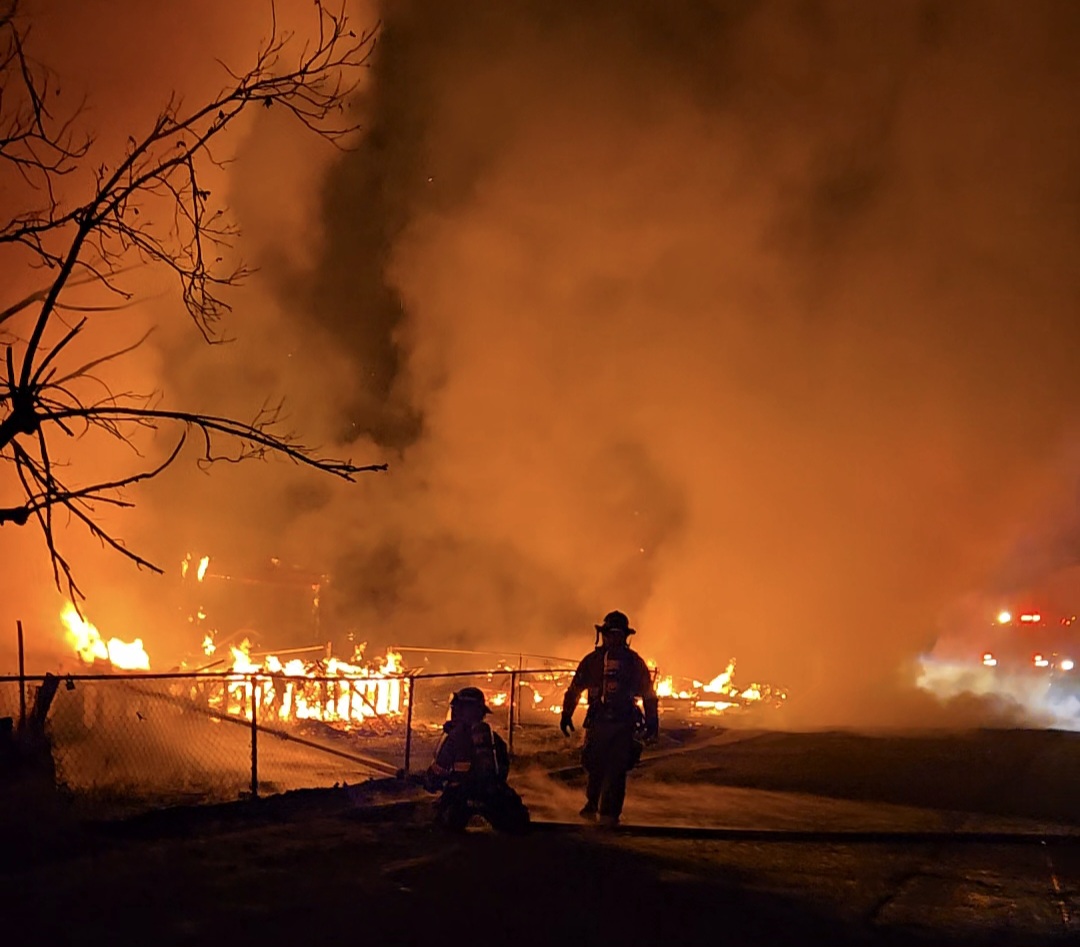 Breaking: Las Cruces Fire Assists Doña Ana Fire Rescue with Winterhaven Structure Fire Early Friday