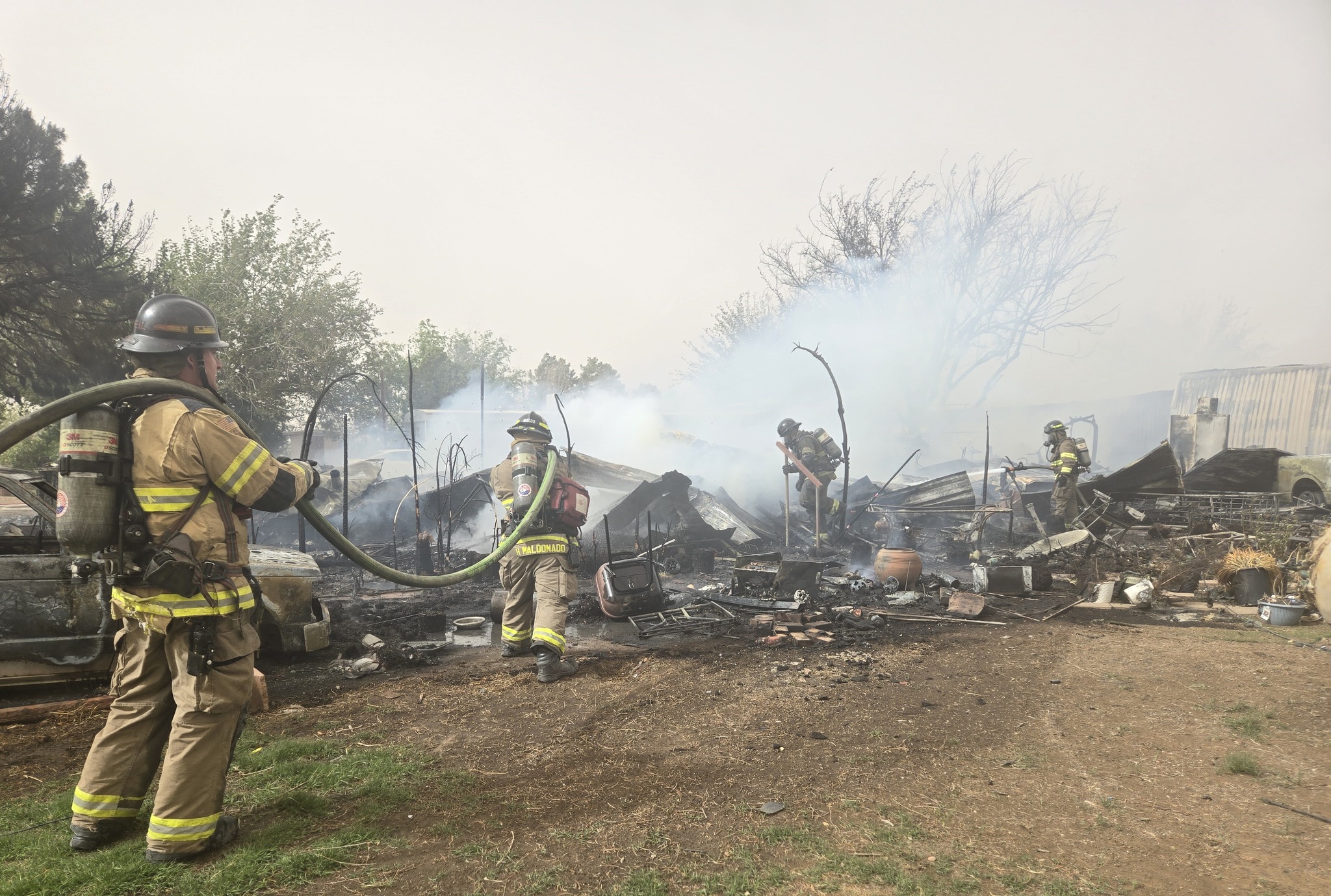 Breaking: Las Cruces Firefighters Assist County with Glass Road Fire