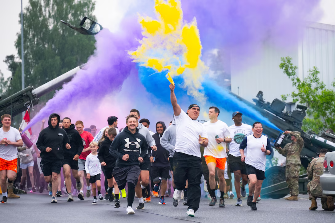 Men in Color Run