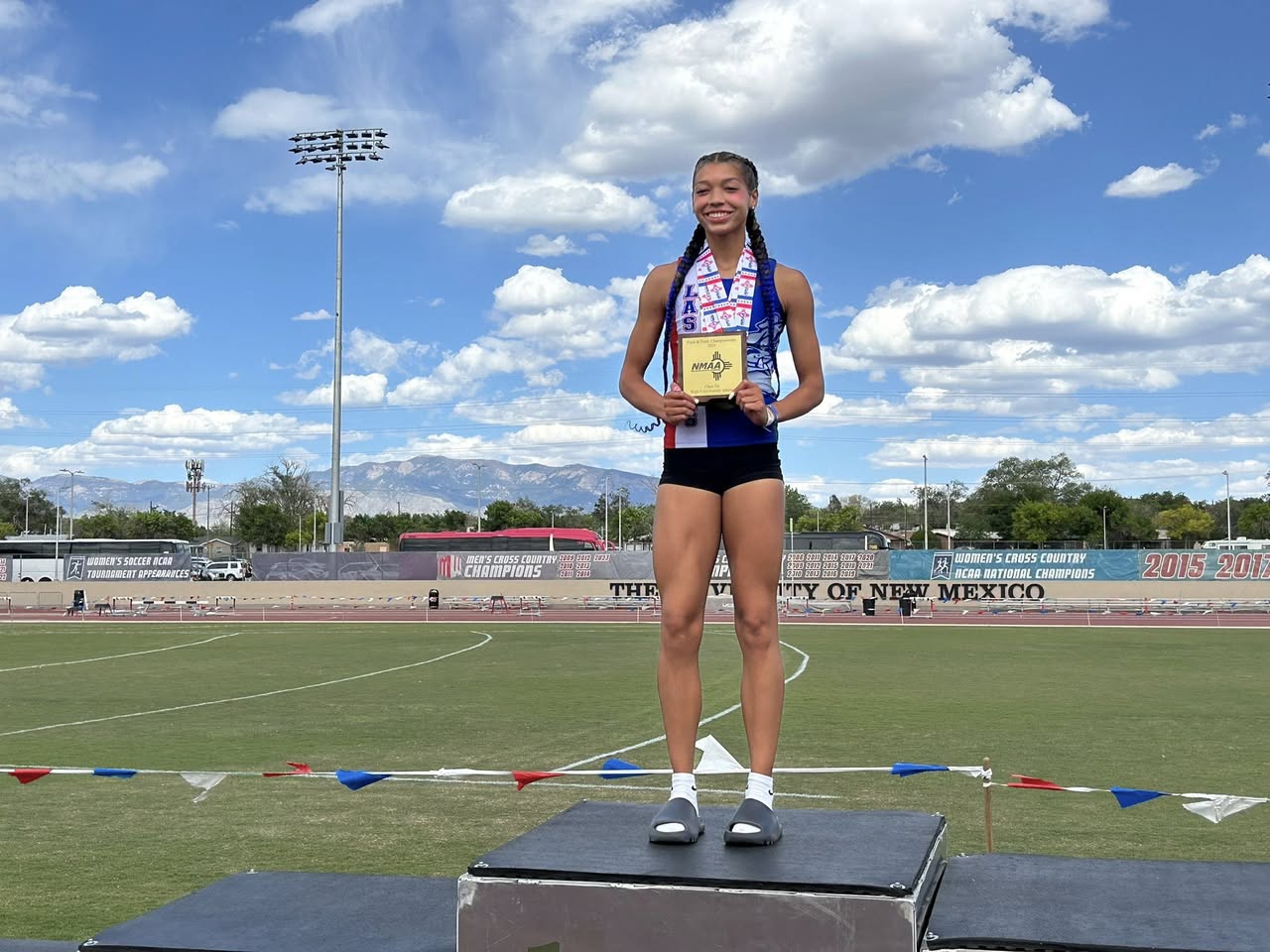 Preps Track & Field: Kaselle Davis Takes Individual Top Honors; Organ Mountain Boys Earn Second Best Team