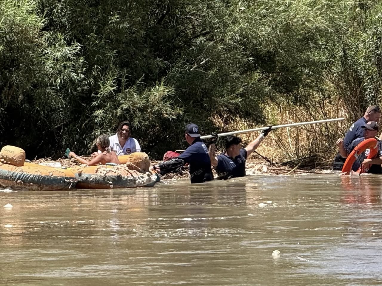 Breaking: Mesilla Fire Responds to Gas Leak and Mutual Aid Swift Water Rescue of Three in Rio Grande