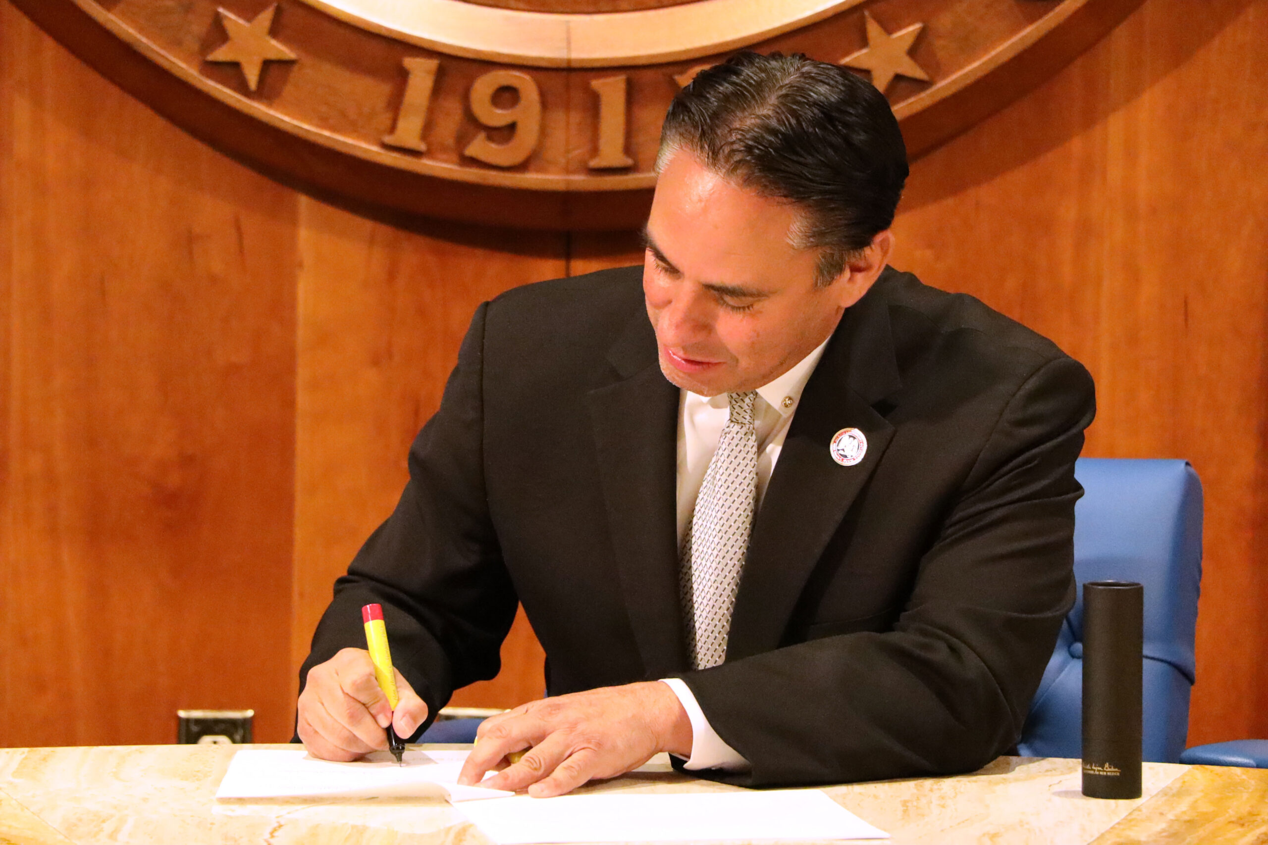 Helping Hand: Acting Governor Morales signs bill to extend state food assistance for New Mexicans