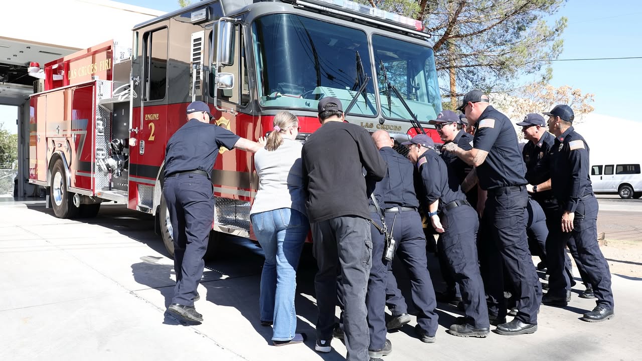 It’s Tradition: Las Cruces Fire welcomes newest fire engine into service with “Push-In”