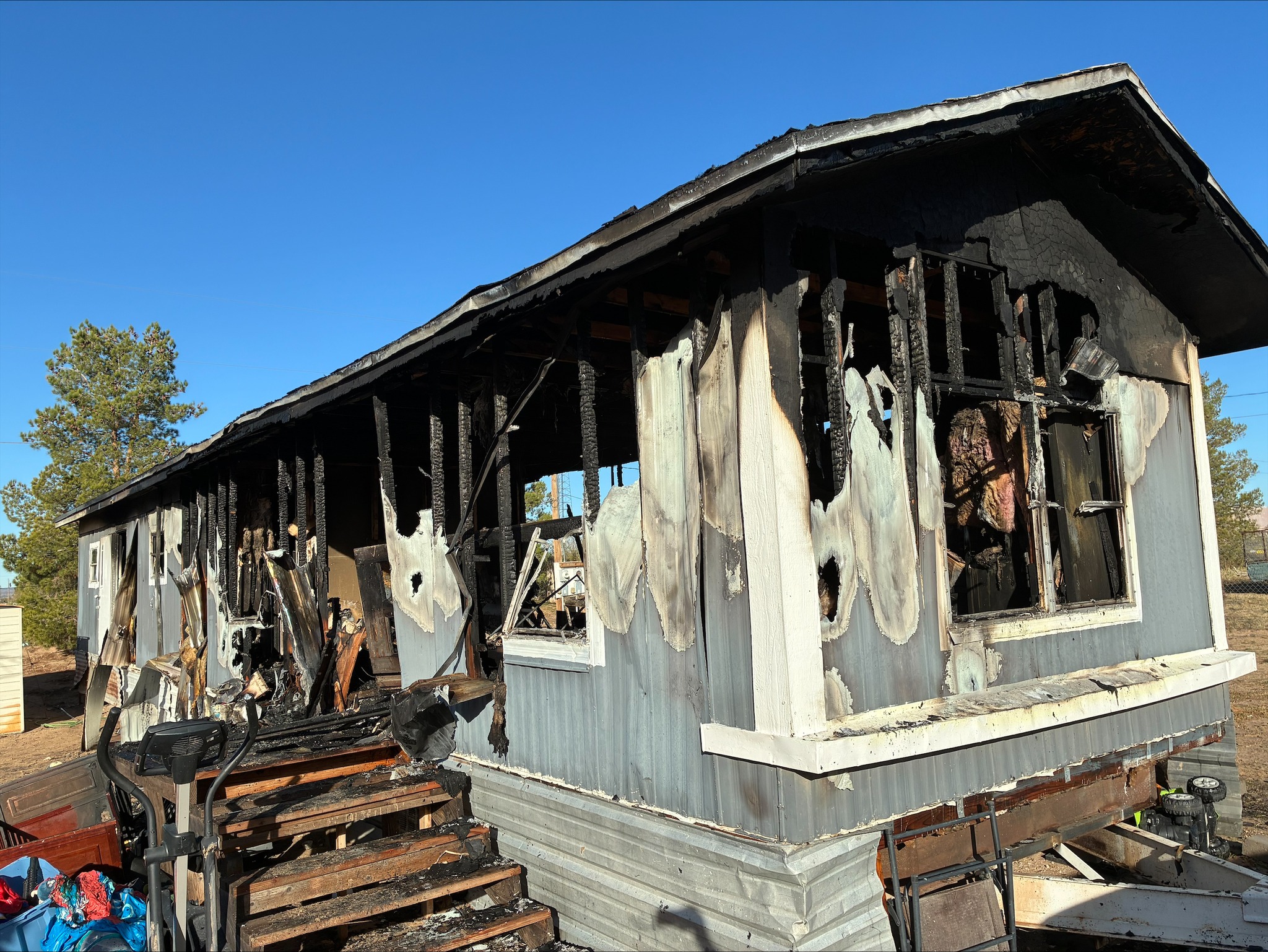 One Hospitalized: Doña Ana Fire Rescue Crews extinguished a house fire over the weekend in Anthony