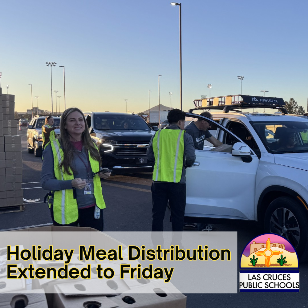 ALERT: HOLIDAY MEAL DISTRIBUTION EXTENDED TO FRIDAY, DEC. 19