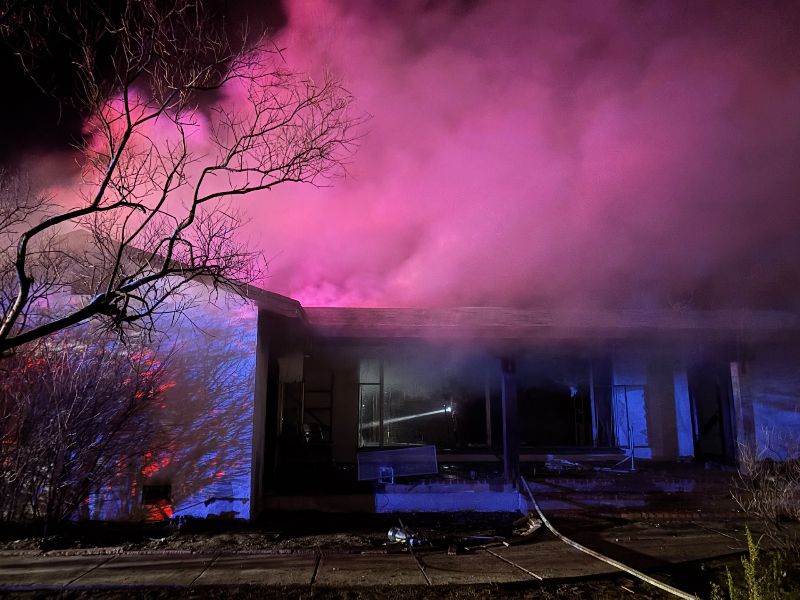 Return Visit: City Fire Crews Respond Twice to Abandoned Home Fire on Bataan Memorial