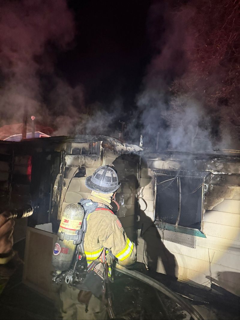 No Injuries Reported: Friday Night Fire Damages Home on Manzanita Street 