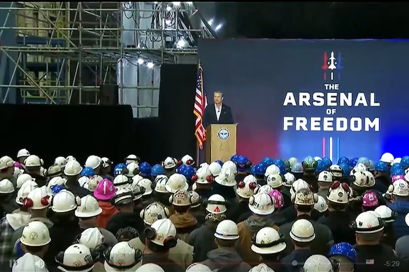 “Arsenal of Freedom”: Hegseth Launches Multistate Tour in Support of Defense Industrial Base