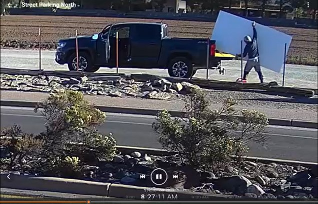 Signs: Mesilla Marshals Office Seeks Help to Identify Sign Thieves