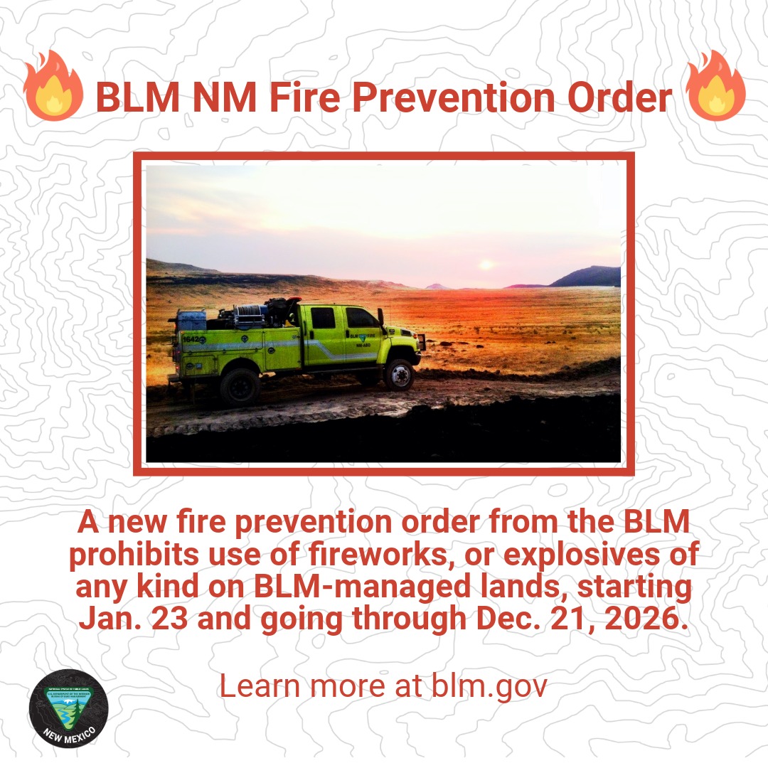 Prevention: BLM Issues Statewide Fireworks Ban on Public Lands Through 2026