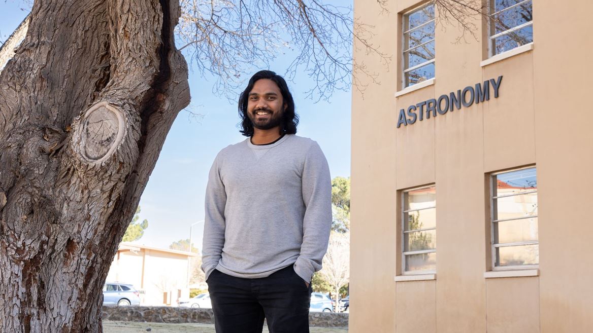 Published: NMSU astronomy student links brightening regions on the sun to early warnings for solar flares