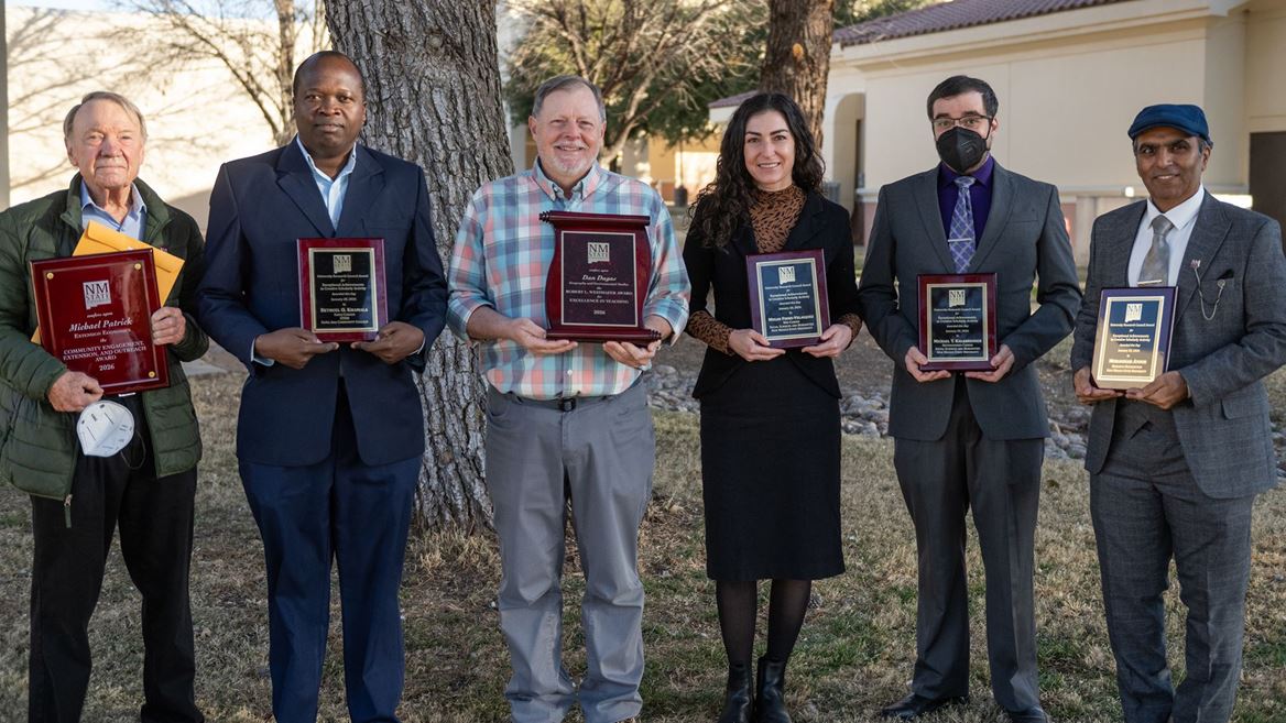 Faculty Recognized: NMSU hands out honors for research, creative scholarly activity at spring convocation