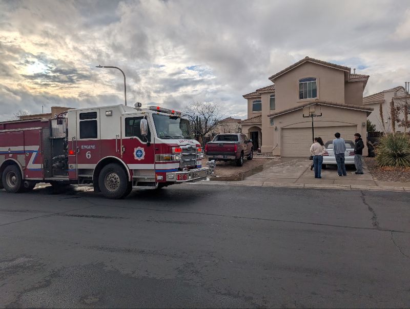 Las Cruces: Friday Afternoon Fire Damages Home on Ascencion Circle
