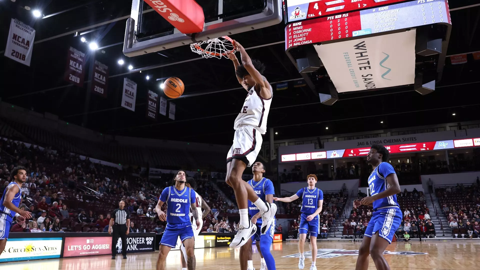 Basketball: Aggies Suffer First Home Defeat of Season